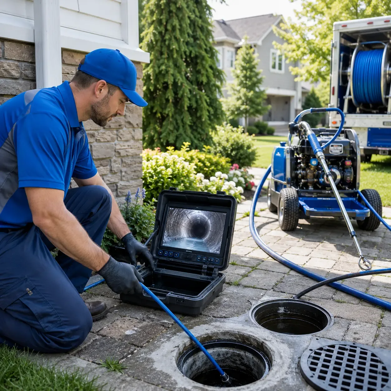 Outdoor drain cleaning professionals serving Lowell, IN